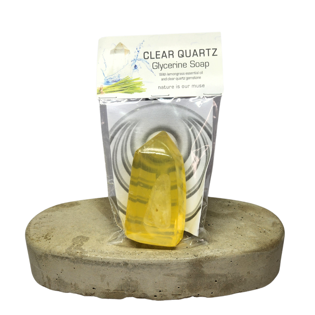 Crystal Glycerine Soap Clear Quartz