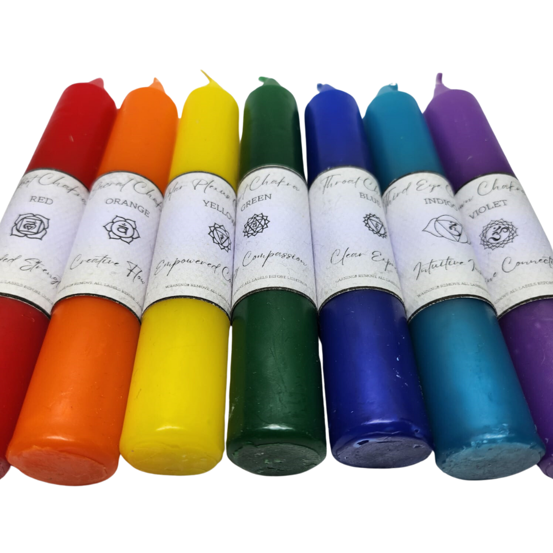 7 Chakra Candle Healing Gift Set