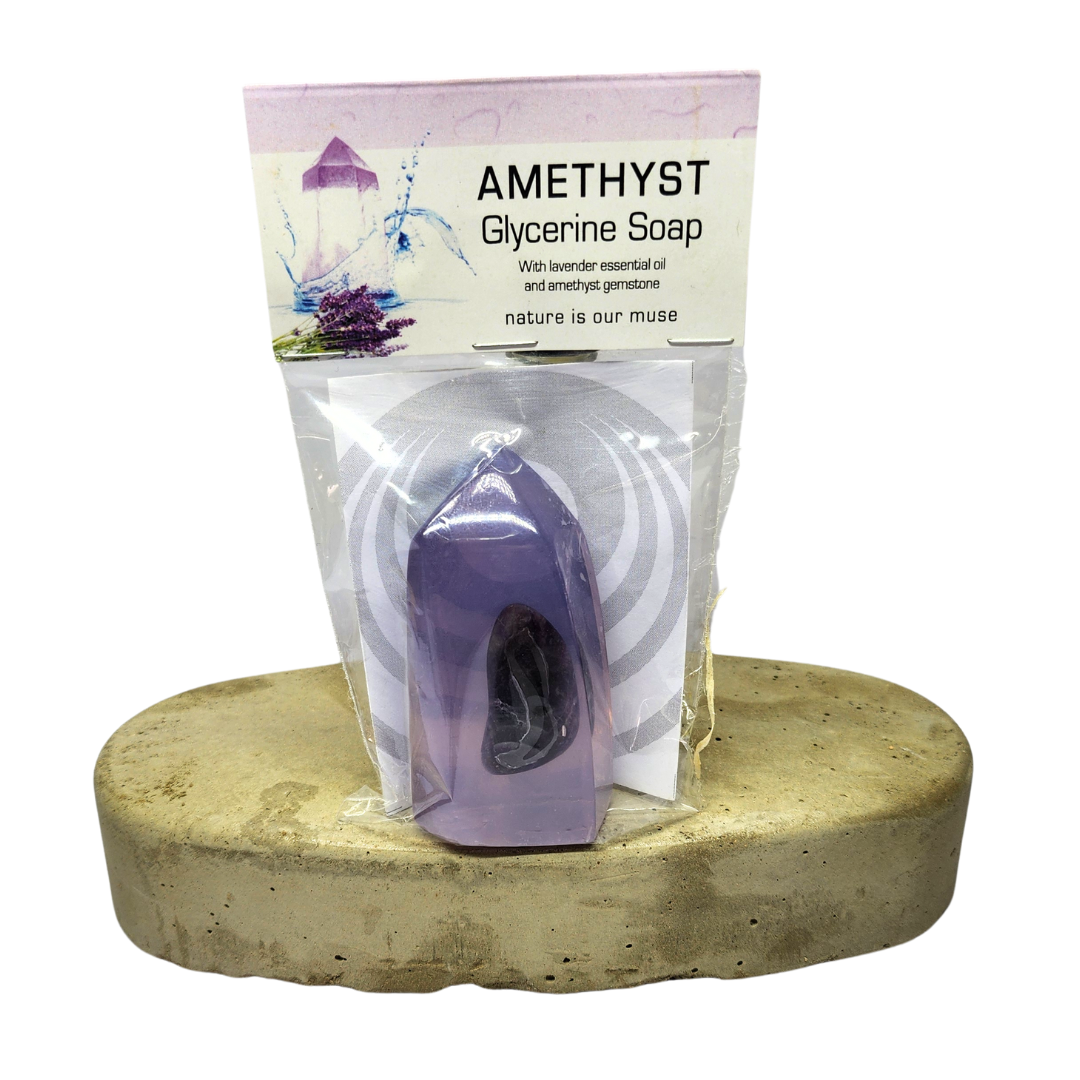 Crystal Glycerine Soap Amethyst