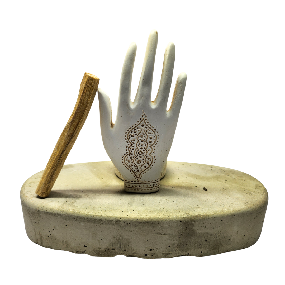 Hand Statue with Tea Light Holder (12.5cm)