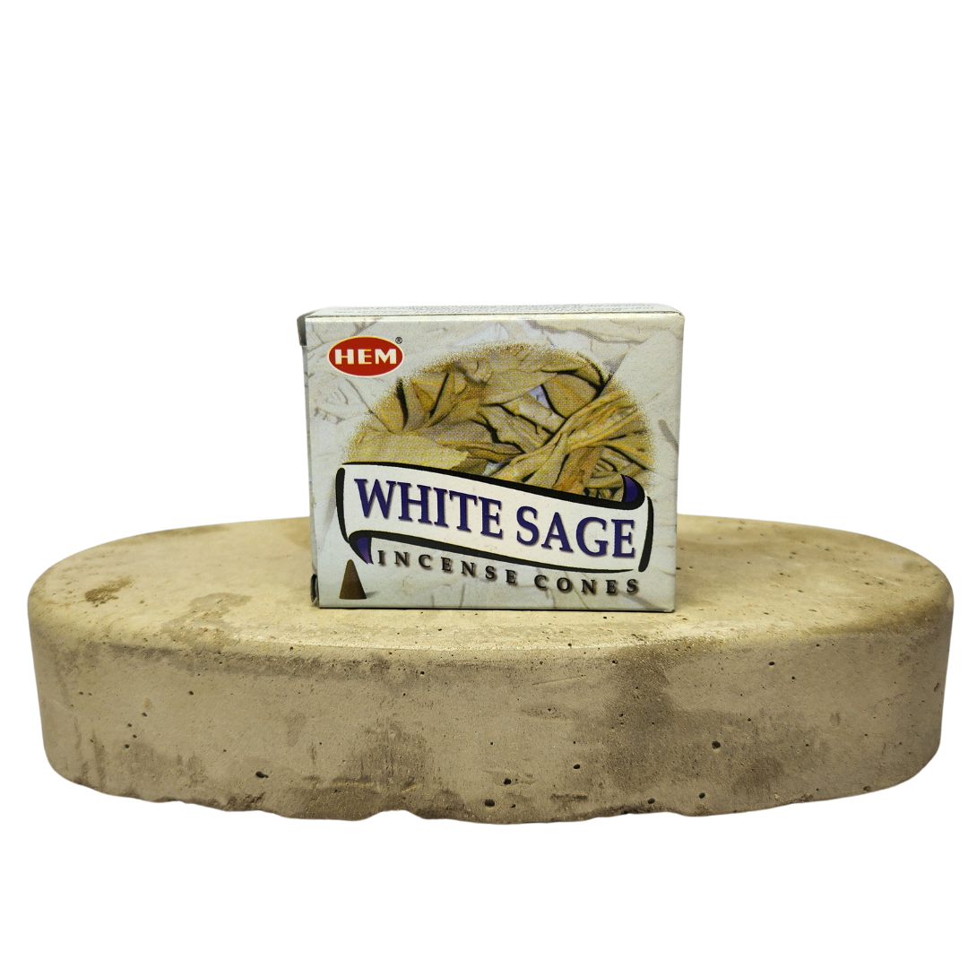Incense Cones - HEM White Sage
