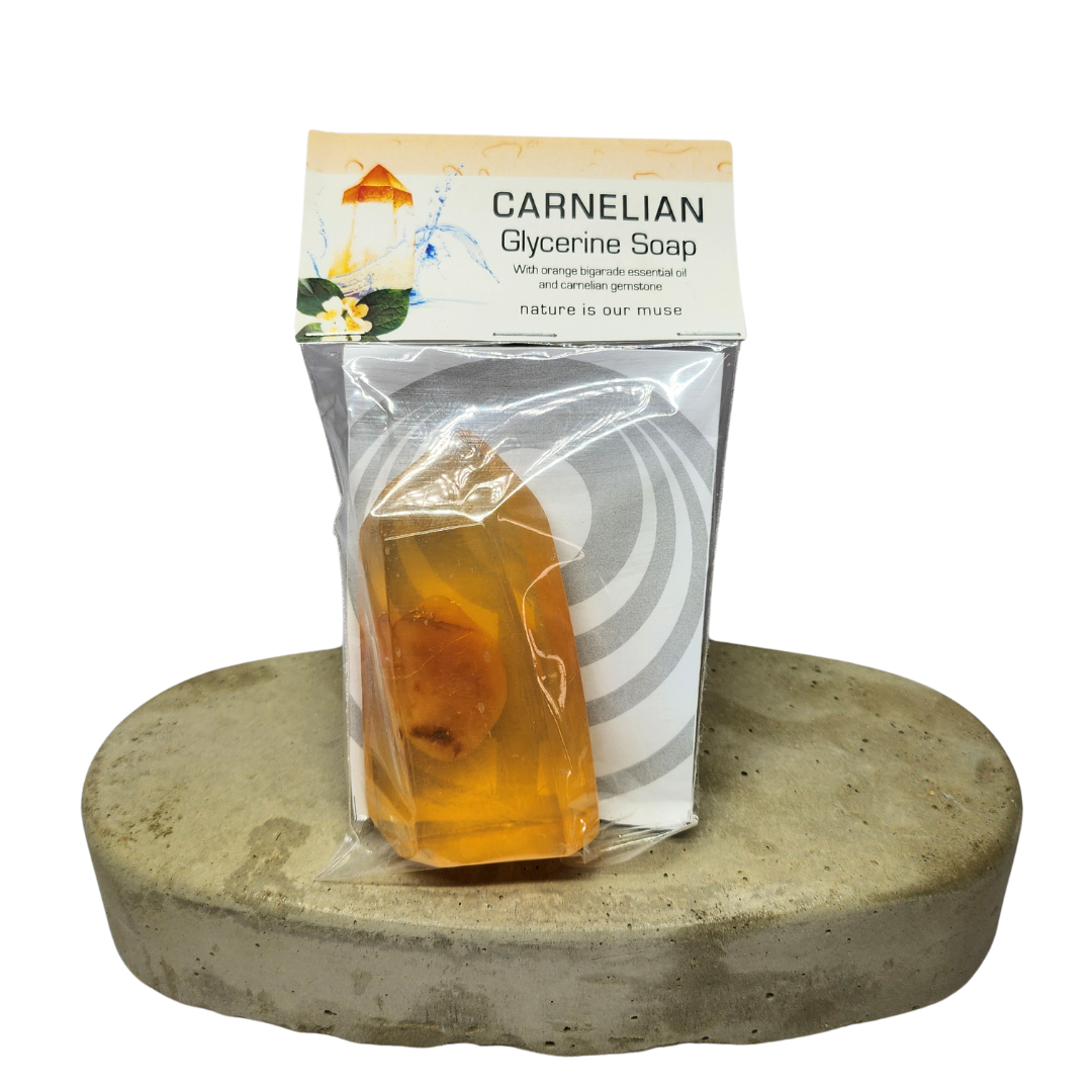 Crystal Glycerine Soap Carnelian