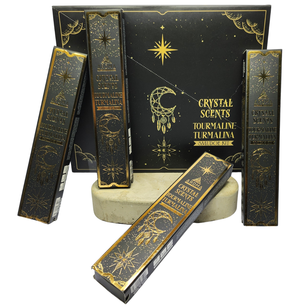 Crystal Aroma Incense Smudge Sticks Tourmaline