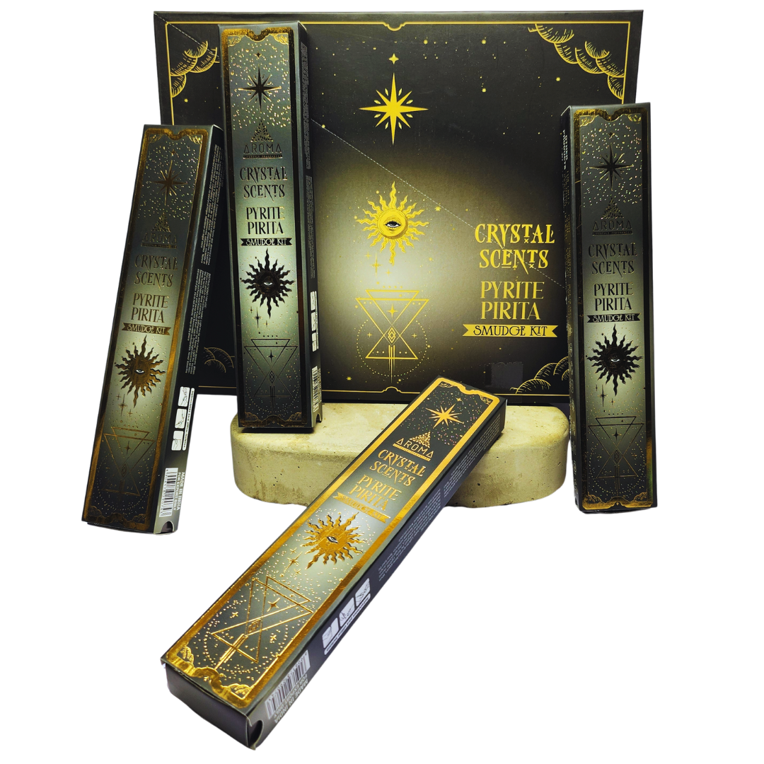Crystal Incense Smudge Sticks Pyrite