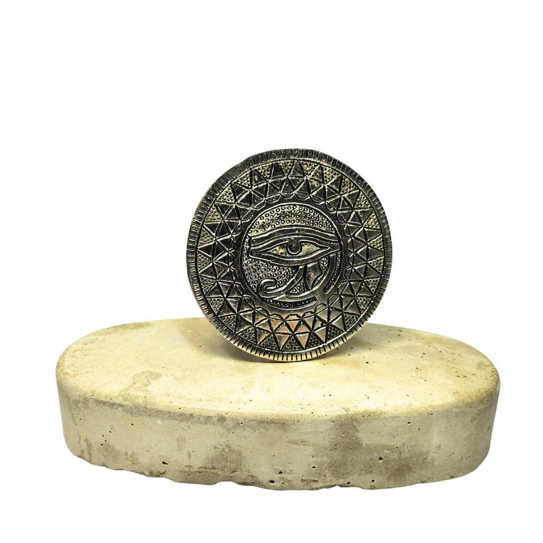 Incense Plate Metal - Horus Eye