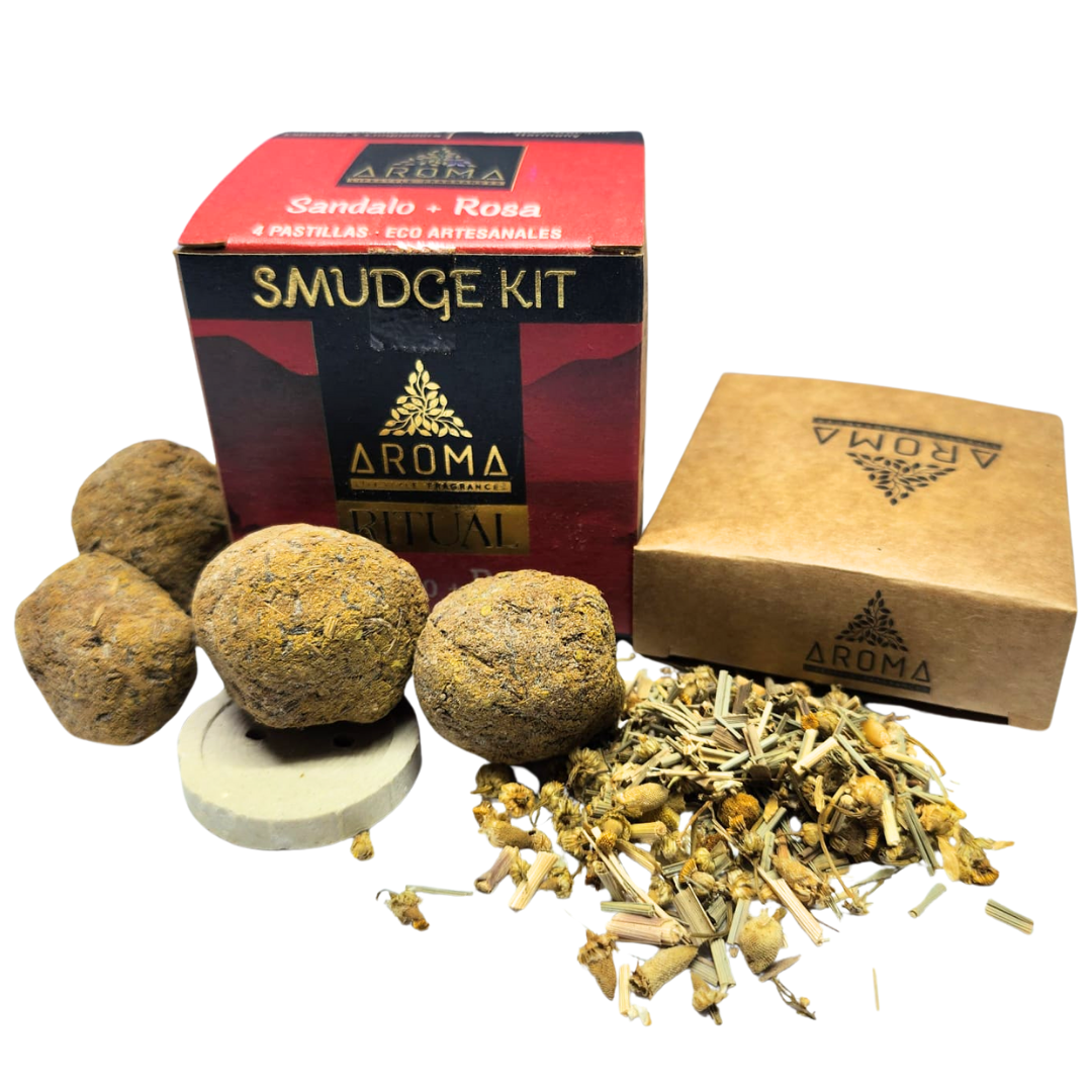 Sacred Space Smudge Ball Kit - Sandalwood & Rose