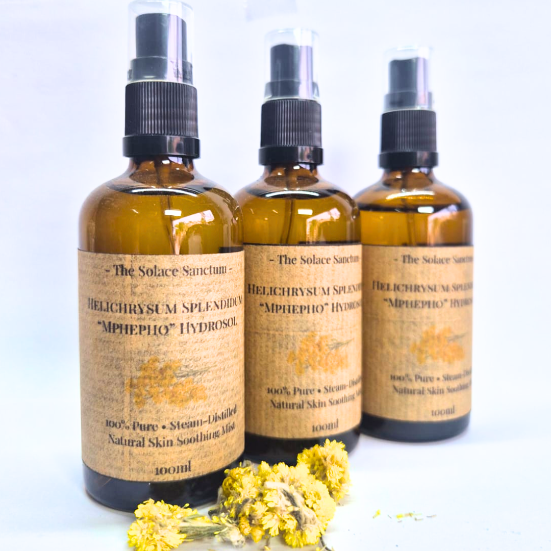 100% Organic Helichrysum Splendidum Hydrosol (Imphepho 'Water') 100ml