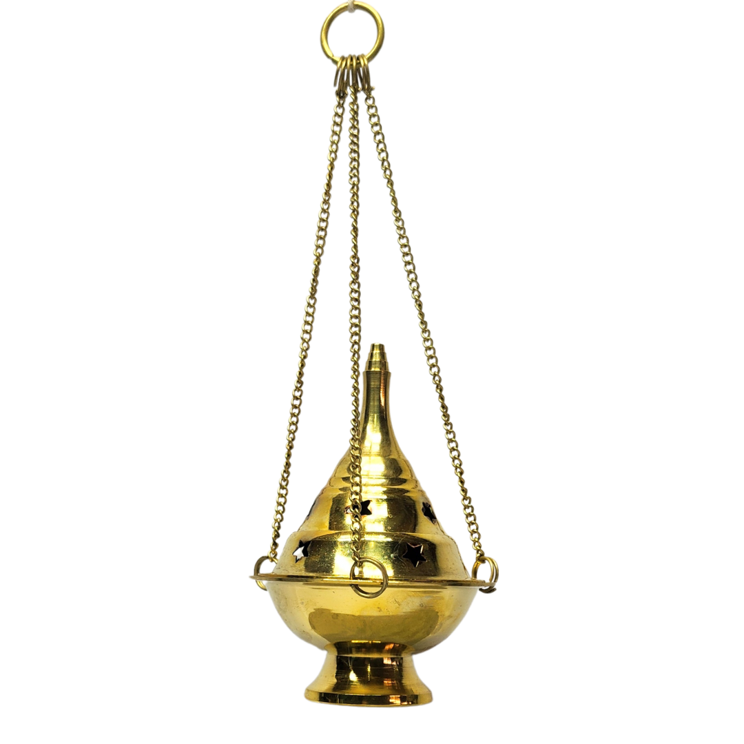 Resin Burner - Thurible Brass Hanging Burner
