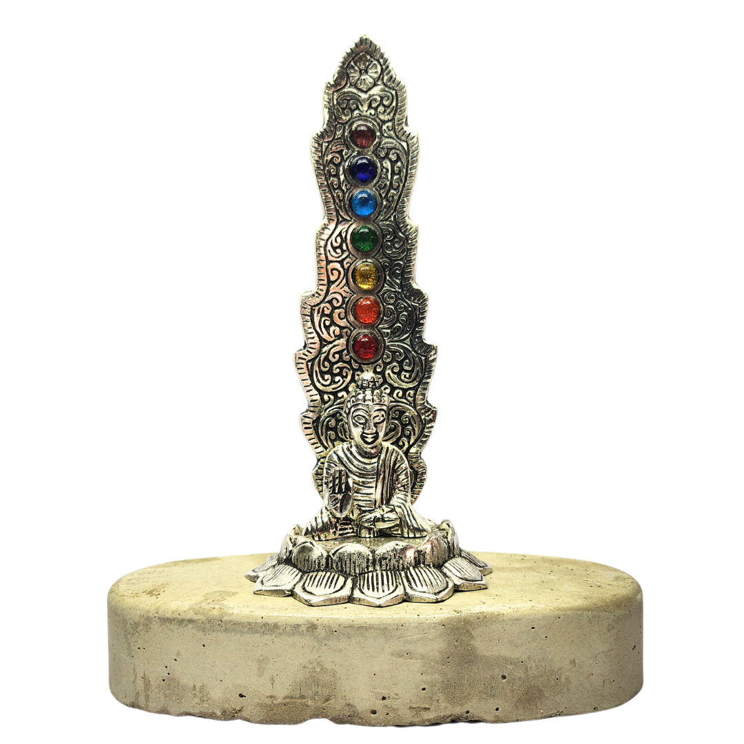Incense Holder - Buddha & 7 Chakra 23cm