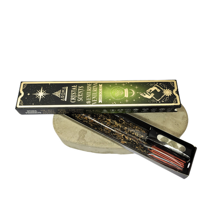 Crystal Aroma Incense Smudge Sticks - Aventurine