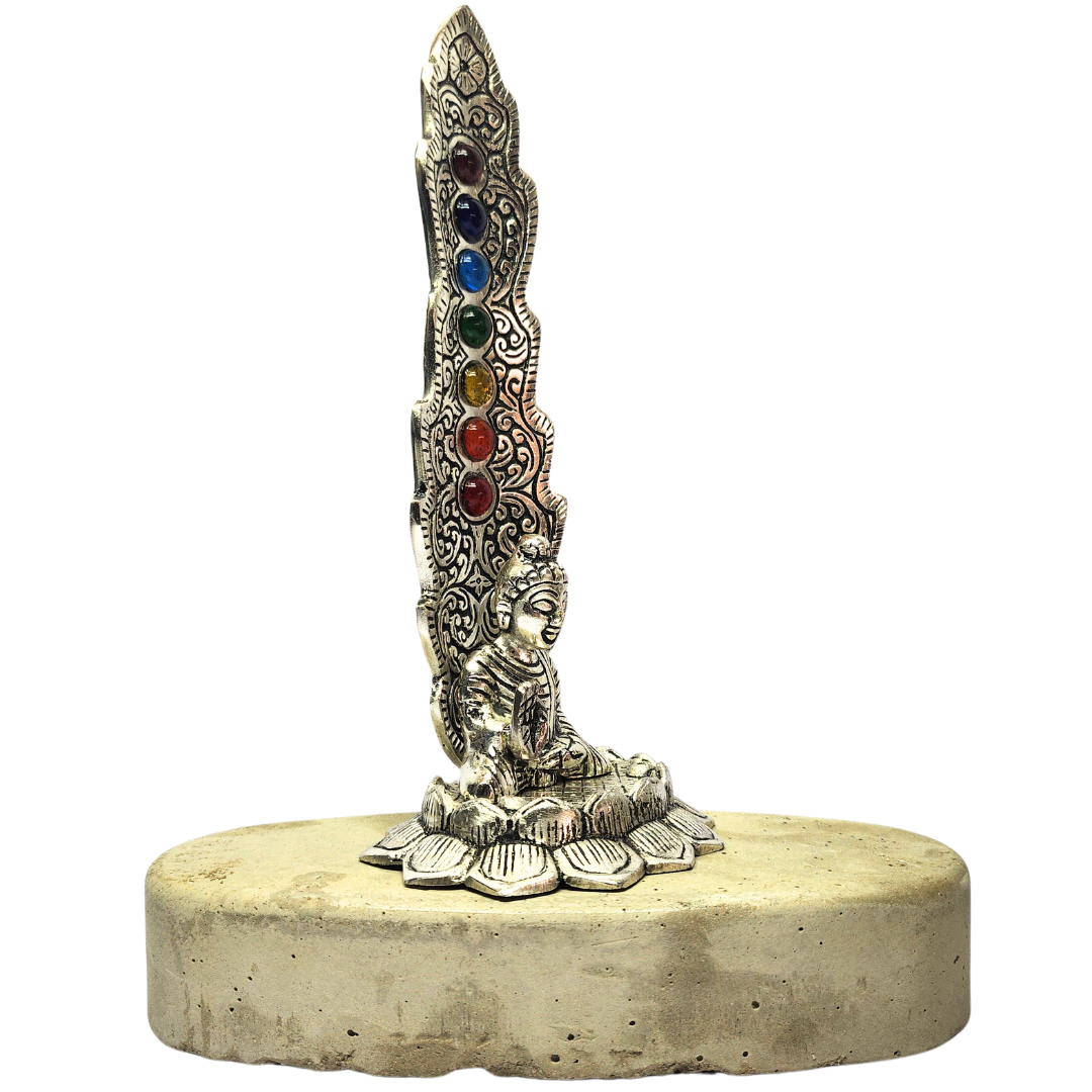 Incense Holder - Buddha & 7 Chakra 23cm