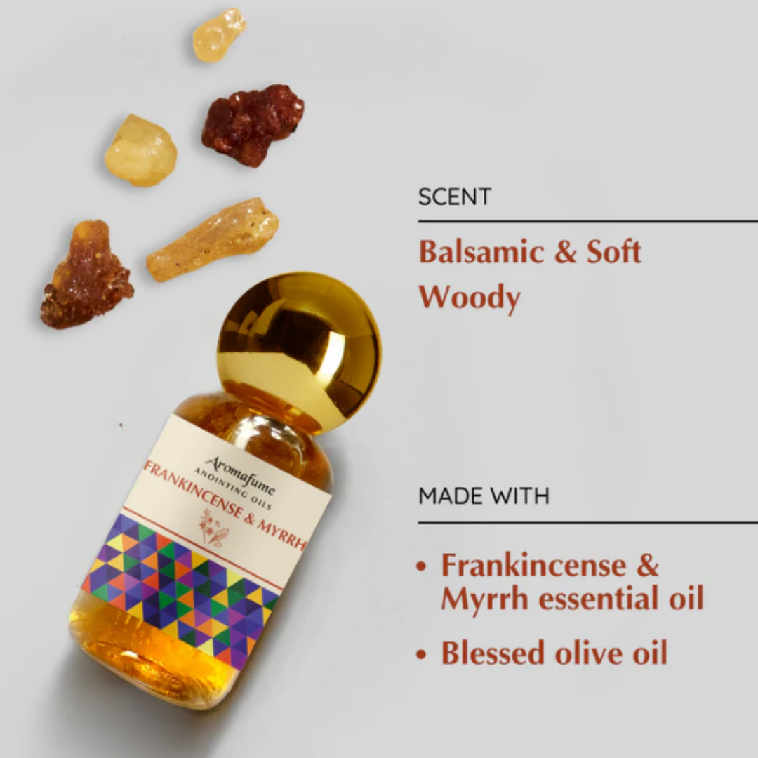 Aromafume Myrhh Anointing Oil - Holy Land Blessed