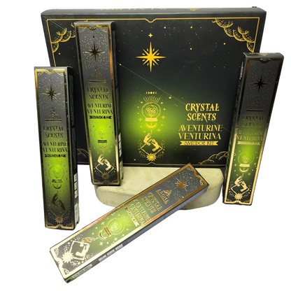 Crystal Aroma Incense Smudge Sticks - Aventurine