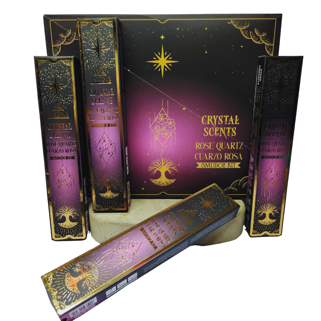 Crystal Aroma Incense Smudge Sticks Rose Quartz