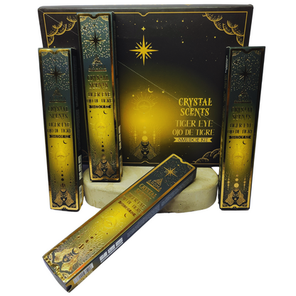 Crystal Aroma Incense Smudge Sticks Tiger’s Eye