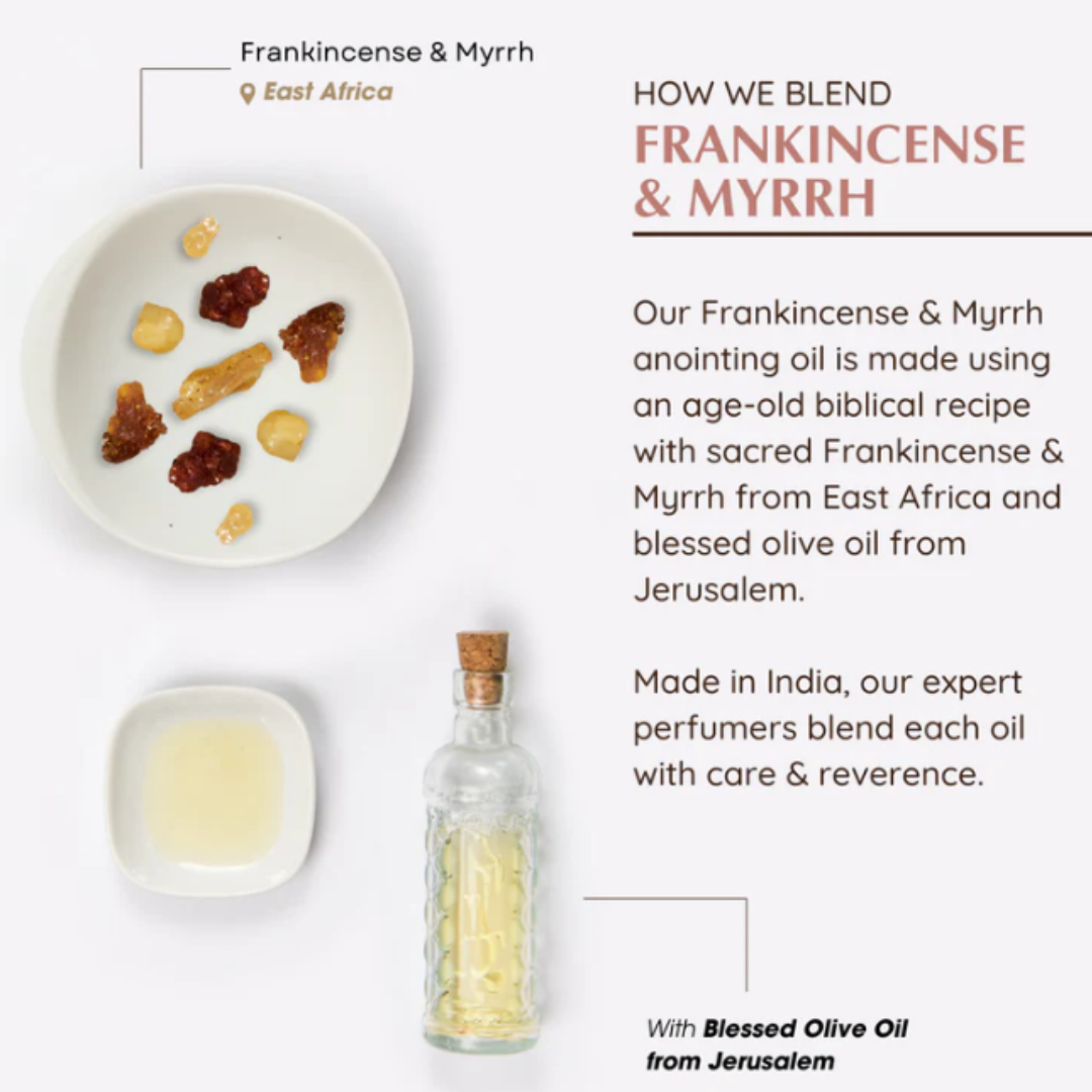 Aromafume Myrhh Anointing Oil - Holy Land Blessed