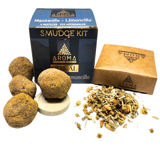 Sacred Space Smudge Ball Kit - Chamomile & Lemon Grass