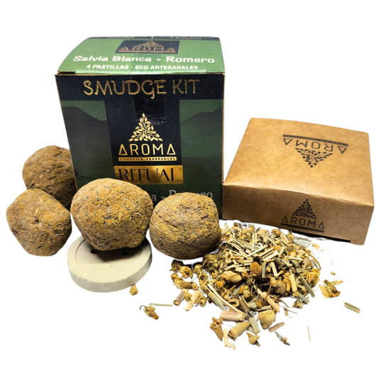 Sacred Space Smudge Ball Kit - White Sage & Rosemary