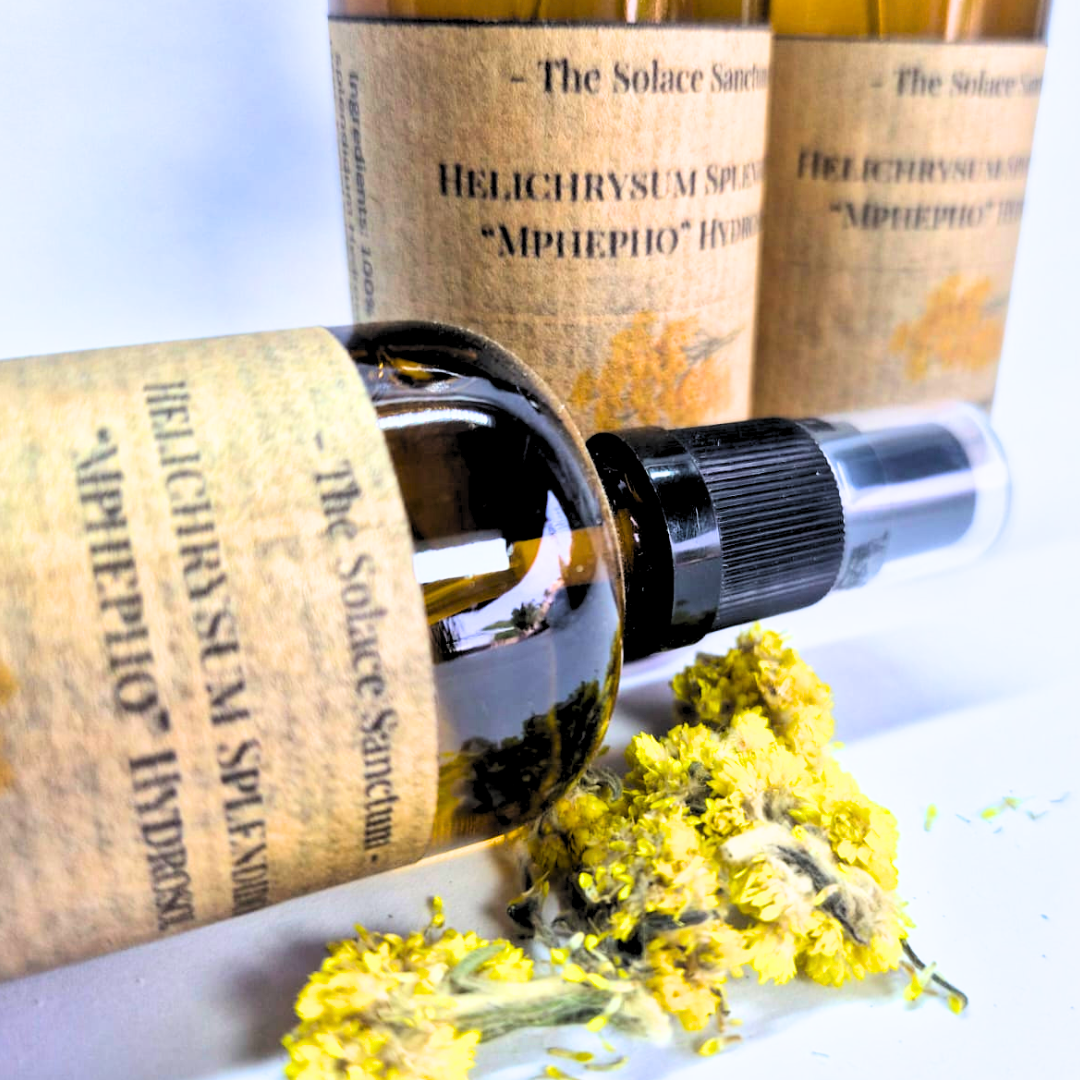 100% Organic Helichrysum Splendidum Hydrosol (Imphepho 'Water') 100ml